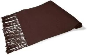 100% Wool Pashmina Solid Scarf Chocolate Brown Color Womens Shawl Wrap