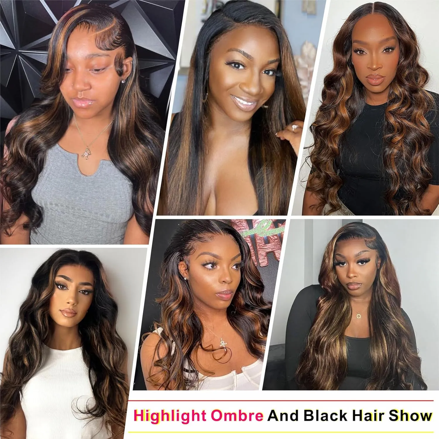 13x6 Ombre Lace Front Wig Human Hair 1B/30 Highlight Lace Front Wig Human Hair 180% Density Body Wave HD Transparent Lace Frontal Wigs Human Hair Colored Balayage Wig for Black Women 26 Inch