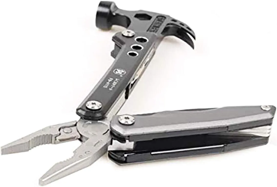 15 in 1 Multitool Pliers,Portable Multipurpose Multitool Multifunctional Pocket Mini Tools Hammer Pliers for Outdoor Survival,Hiking,Camping