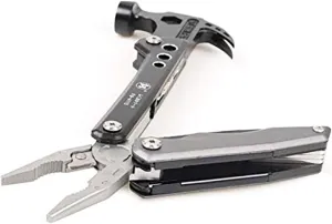 15 in 1 Multitool Pliers,Portable Multipurpose Multitool Multifunctional Pocket Mini Tools Hammer Pliers for Outdoor Survival,Hiking,Camping
