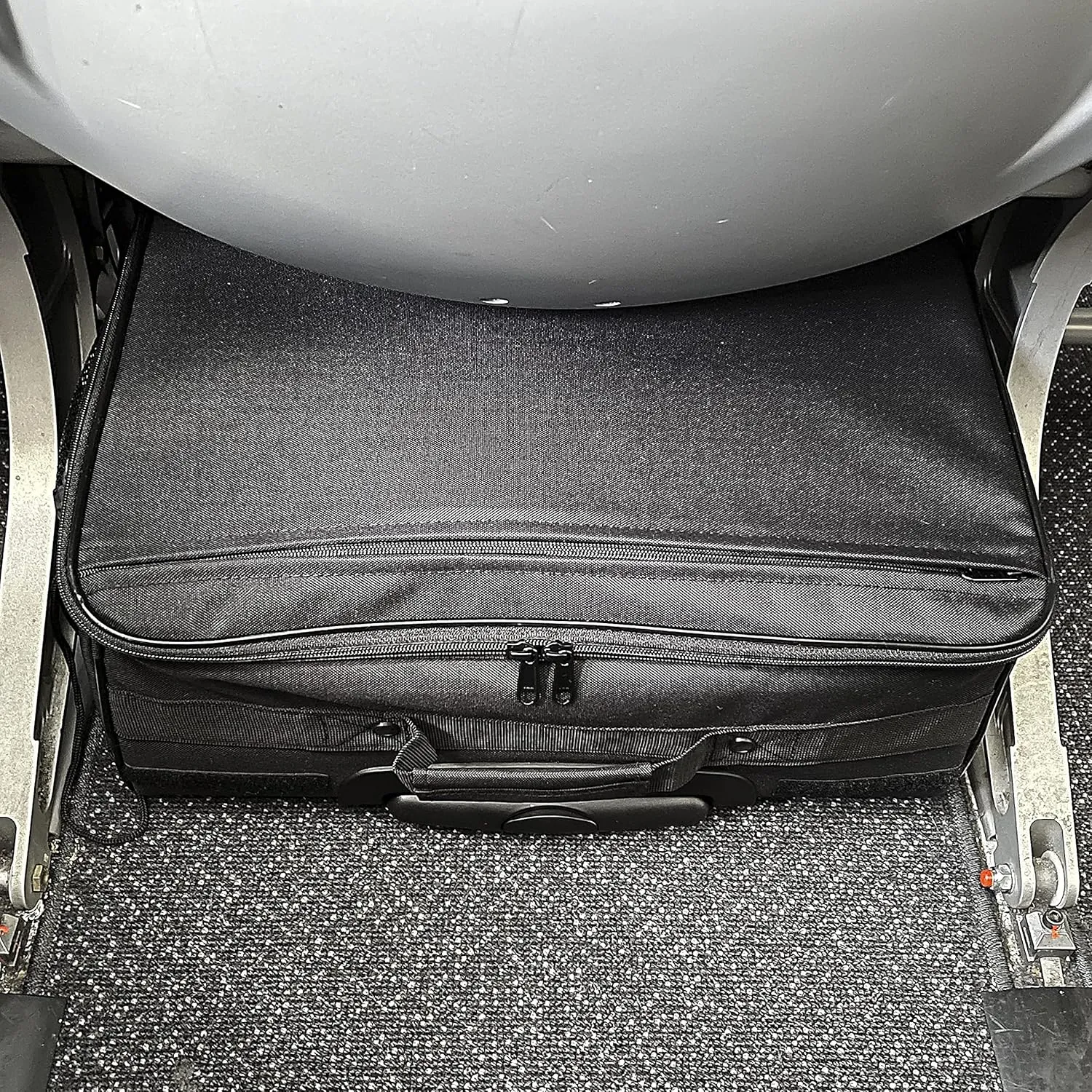 17.5" Foldable Laptop Carry-on Briefcase On Wheels, Under the Seat Personal Item Suitcase Compliant with Spirit, Frontier, American, Delta, Allegiant and More. 18x14x8 inches (45x36x20 cm)