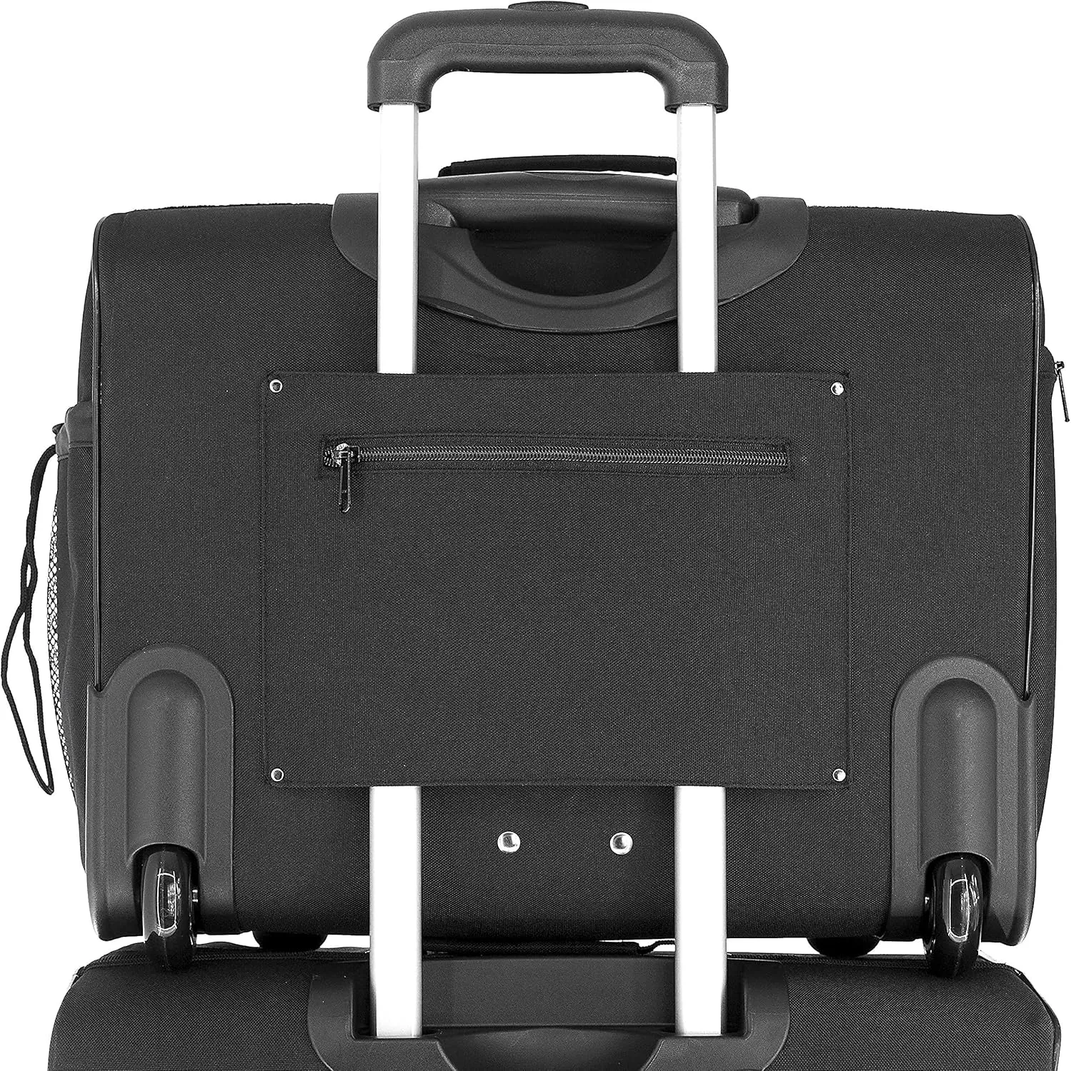 17.5" Foldable Laptop Carry-on Briefcase On Wheels, Under the Seat Personal Item Suitcase Compliant with Spirit, Frontier, American, Delta, Allegiant and More. 18x14x8 inches (45x36x20 cm)