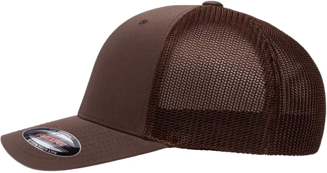 1989-99 Miata Sports Car Classic Outline Design Flexfit 6511 Trucker Mesh Fitted Cap