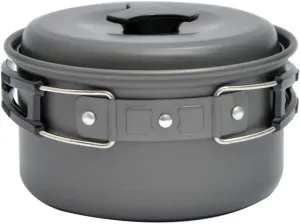 1Pc Foldable Camping Cooking Pot Lightweight Nonstick Cookware with Mesh Storage Pouch for Outdoor Cooking and for Camping and Hiking Supplies