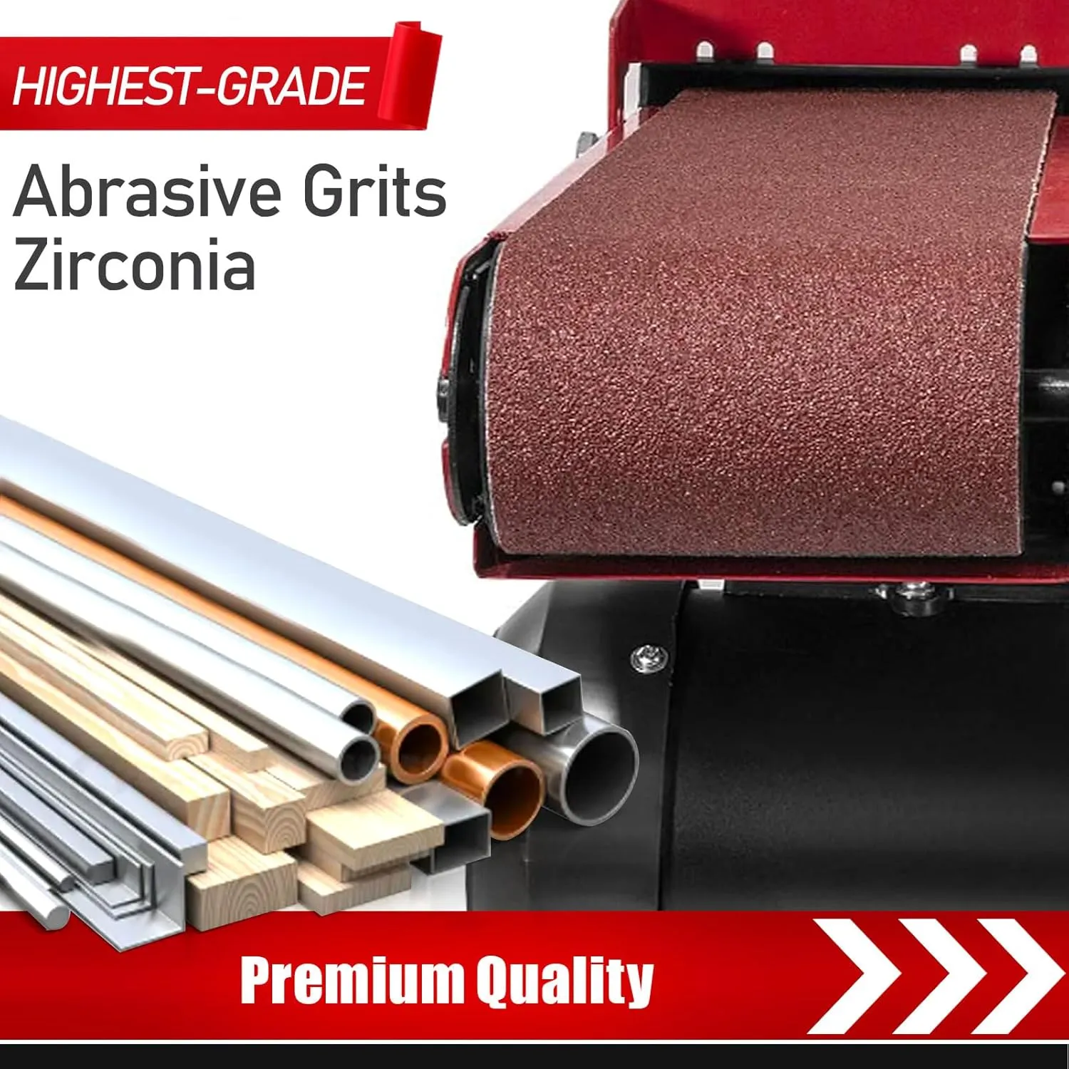 3×18 Inch Belt Sander Sanding Belt, 21 Pack Belt Sander Paper 40/60/80/120/180/240/400 Grits Assortment Aluminum Oxide Sanding Belts for Belt Sander Knife Sharpening Wood Metal Polishing