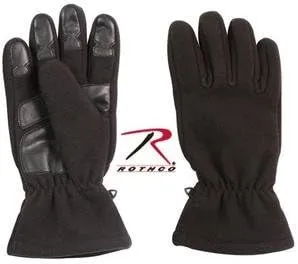 3470 Micro Fleece All Weather Gloves (Large, Black)