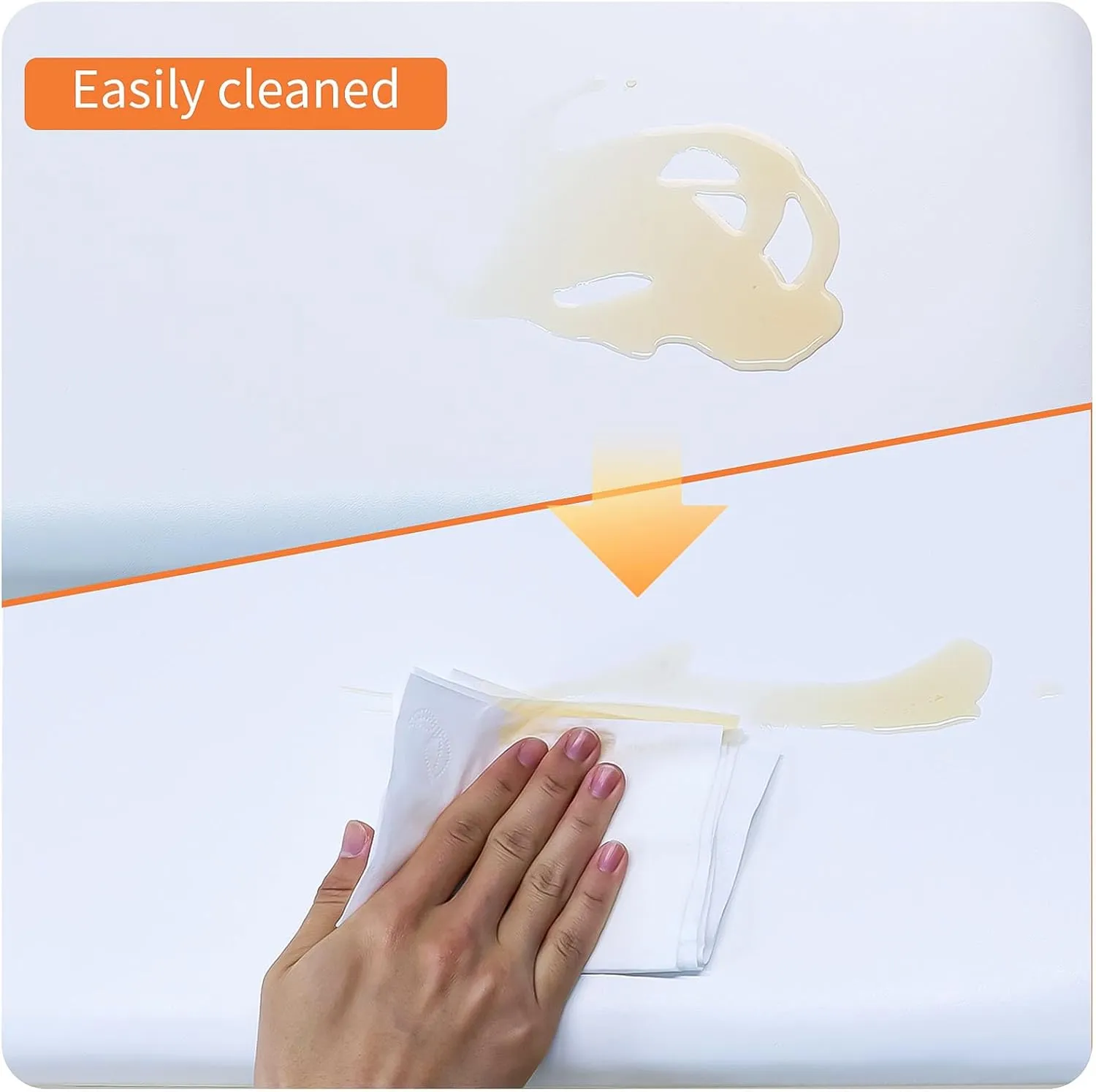 3D Anti-Collision Wall Padding for Kids, White Peel and Stick Headboard Pack of 4 Panels Sized 7.8" x 15.7", Self-Adhesive Panels for Bedroom/Living Room Upholstered Wall
