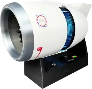 3D Printed Functional Nacelle Thrust Reverser Turbofan Engine Model Kit, Turbofan Aircraft Engine Kit That Runs, 3D Printed Engine Motor Model with Light, Gift, Finished Version