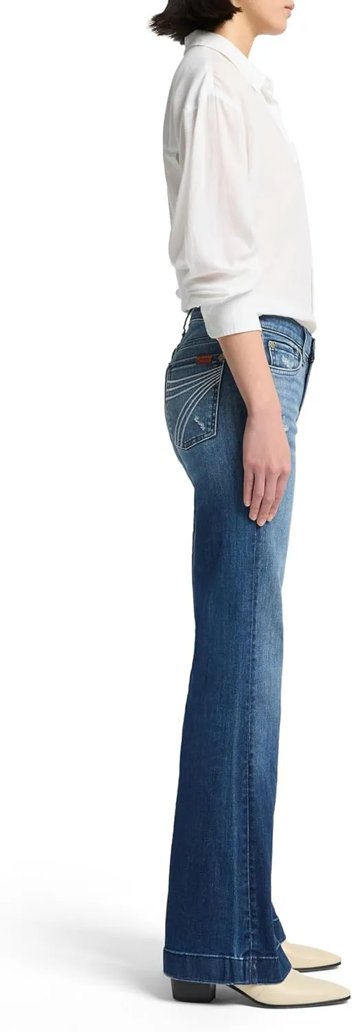 7 For All Mankind Women's Flare Wide Leg Jean
