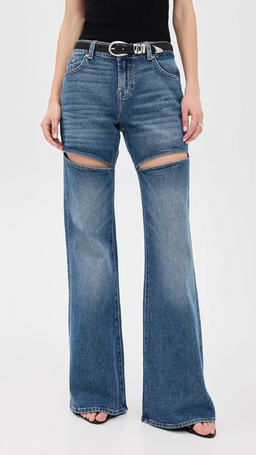 7 For All Mankind Women's Spencer Flare Jeans