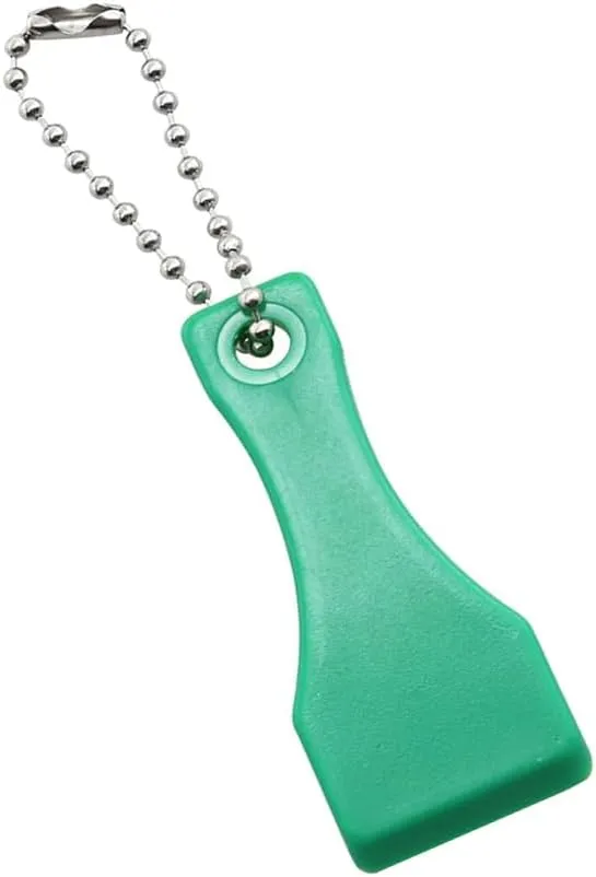 70 Pack Plastic Keychain Lotto Scratcher Small Lottery Ticket Scratcher Tools Label Sticker Remover Tool Scraper for Lottery Ticket Portable (7 Mix Colors)