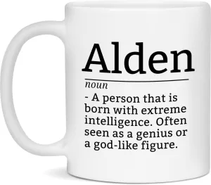 Alden Definition Mug, Alden Coffee Mug, Gift For Alden, 11oz Cup