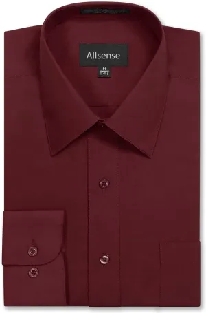 Allsense Men’s Regular-Fit Long-Sleeve Dress Shirt