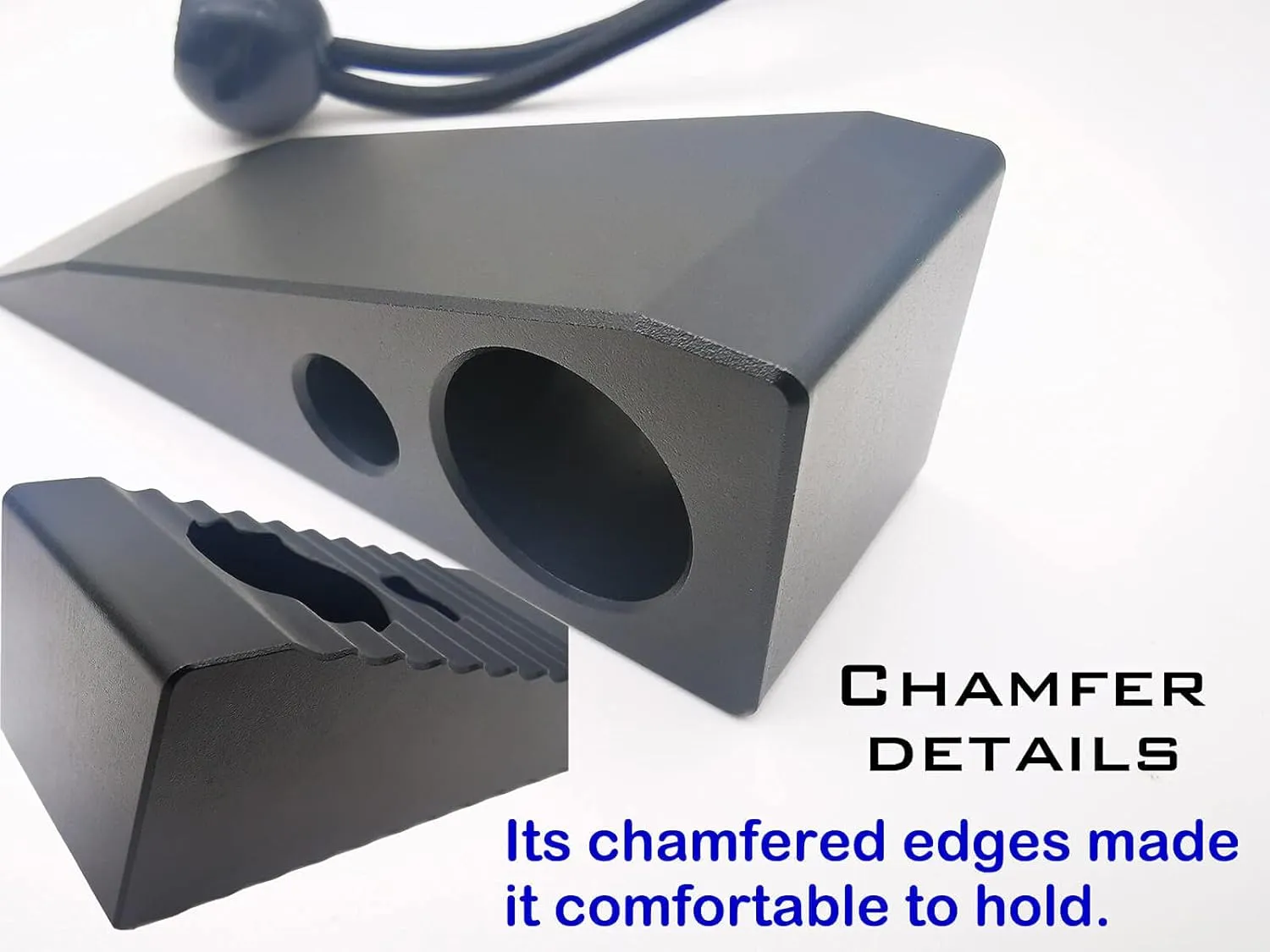Aluminum Wedge Firefighter Wedge Tool - Firefighter Door Wedge, 4.3 Oz Ultra-Light 7075-T6 Aluminum Metal Wedge