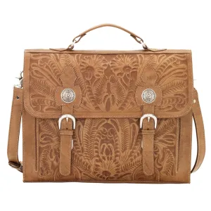 American West Stagecoach Multi Compartment Laptop Briefcase