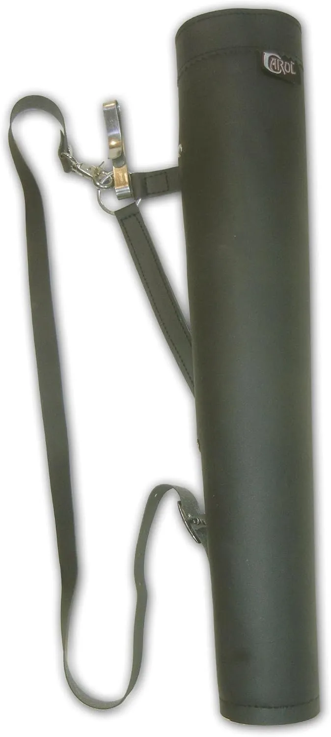 Archery, Hunting Outdoor Indoor Sports, Recurve/Compound/Longbow Traditional Faux Leather Dual Use Shoulder Back & Hip Side Arrow Holder, Quiver, Bag