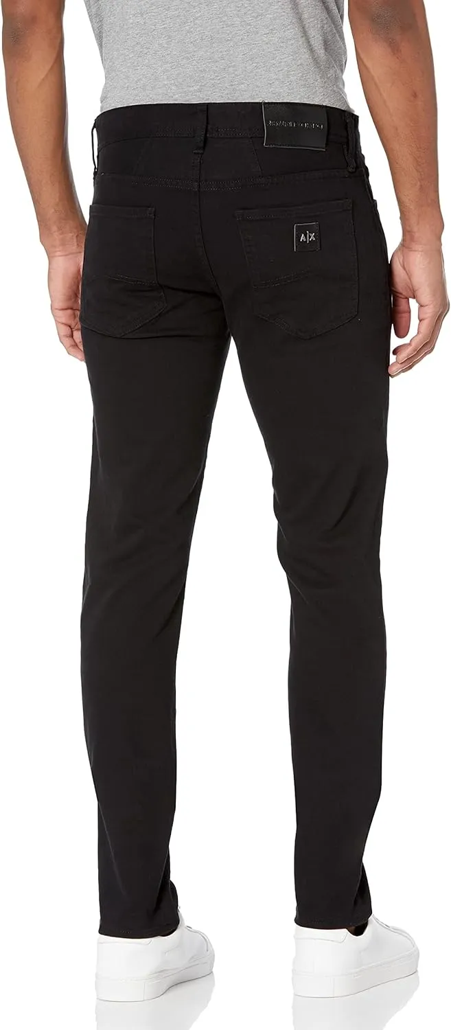 Armani Exchange Men's 5 Pocket Stretch Twill Skinny Denim