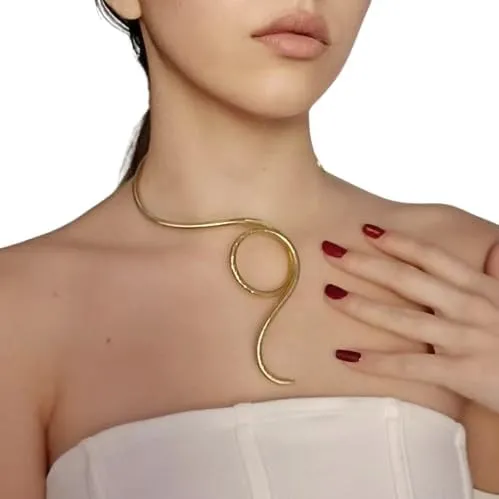 ARTIZANSTORE Viking Torc Necklace, Brass Torq, Historical Reenactment Neck Ring, Norse Pagan jewelry, Torque Necklace jewelry