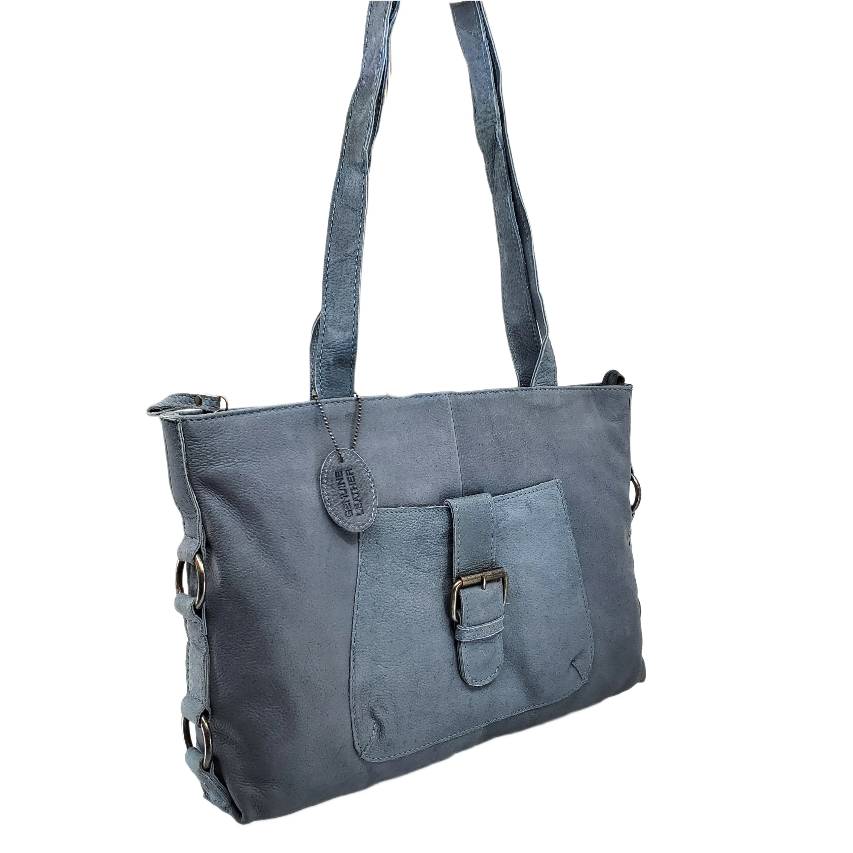 Aspen - Large Twin Handle Leather Shoulder Bag