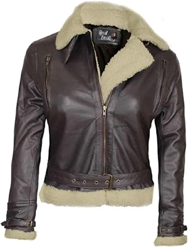 BA Design Leather Jackets for Women - Asymmetrical Ladies Motorcycle Leather Jacket