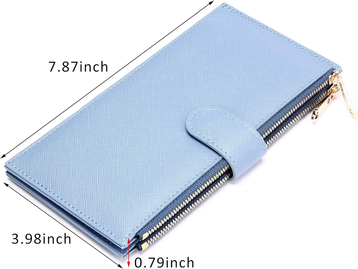 Badiya Womens Wallet RFID Blocking Bifold Multi Card Holder Wallets Large Capacity Cellphone Purse with Zipper Pocket Gift
