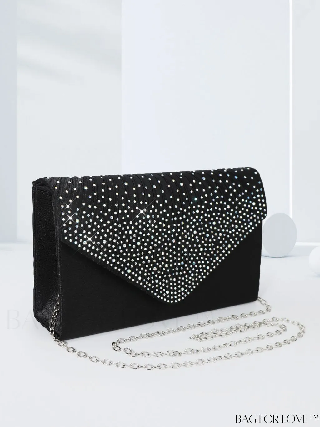 BagForLove - Shimmering Evening Bag: Elegant Single-shoulder Crossbody for Weddings & Parties
