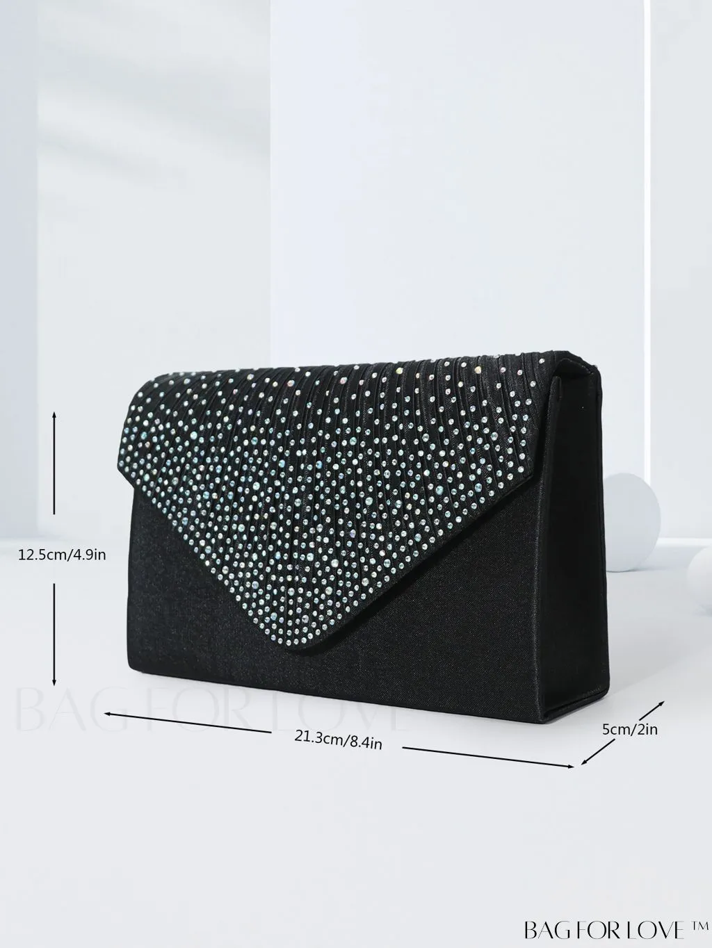 BagForLove - Shimmering Evening Bag: Elegant Single-shoulder Crossbody for Weddings & Parties
