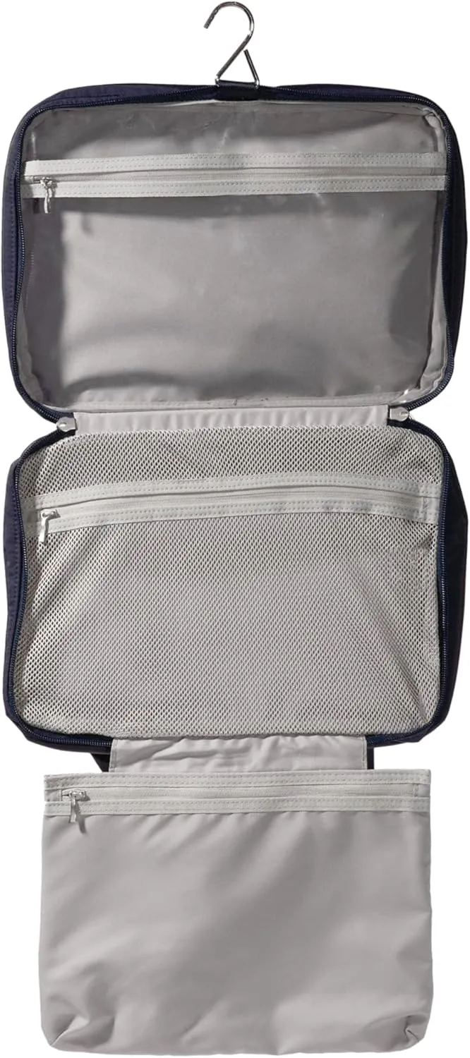 Baggallini Unisex's Large Hanging Travel Toiletry Kit-Lightweight 8x11 Inch Makeup Bag Toiltery