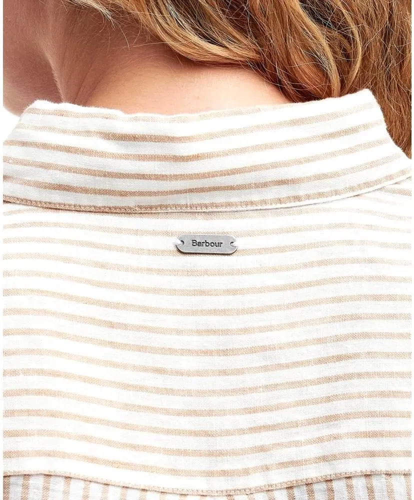 Barbour Women's Marine Shirt, Tannin Stripe