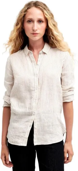 Barbour Women's Marine Shirt, Tannin Stripe
