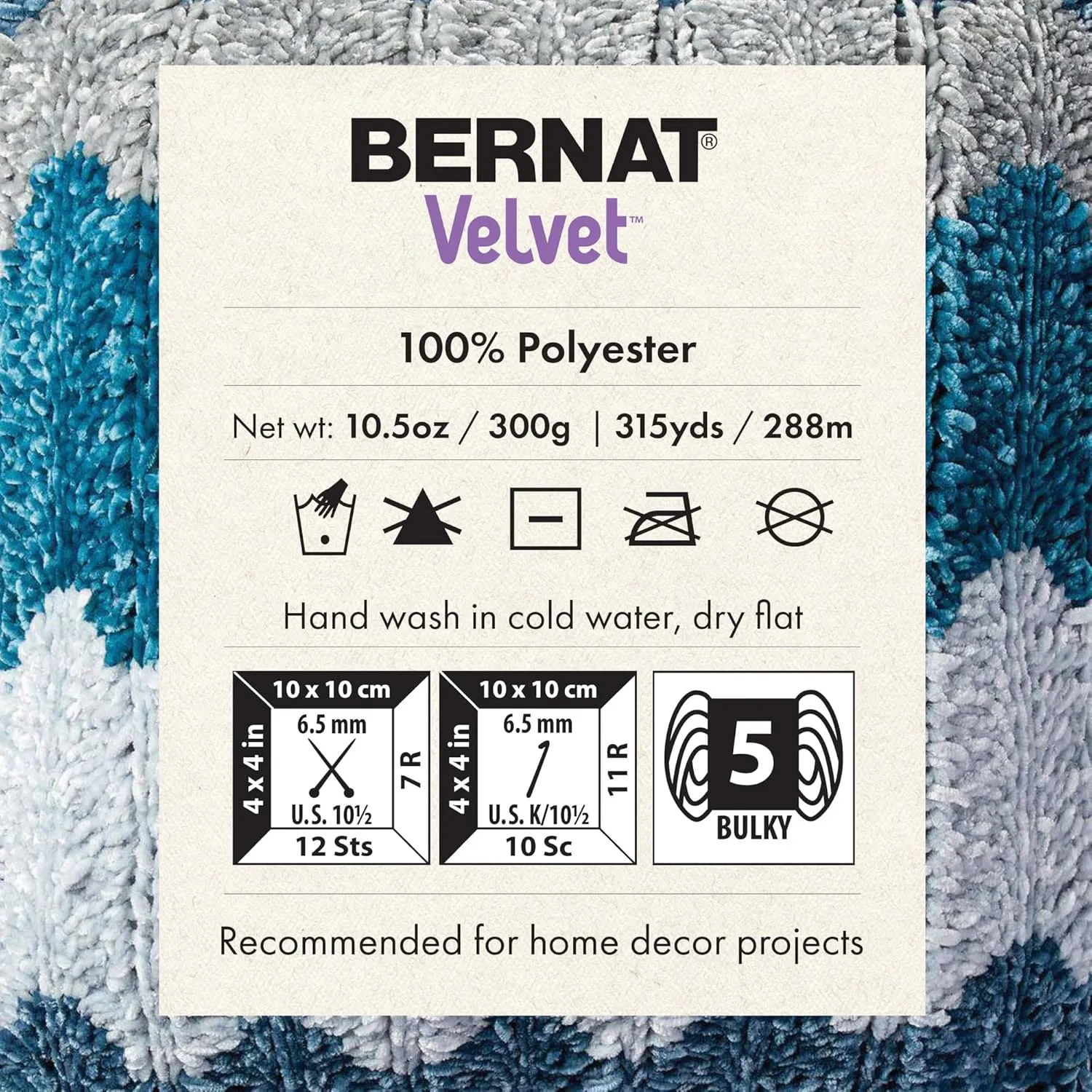 Bernat Baby Velvet BB Emerald Yarn - 2 Pack of 300g/10.5 oz - 100% Polyester - #4 Worsted (Medium) - 492 Yards - Knitting/Crochet