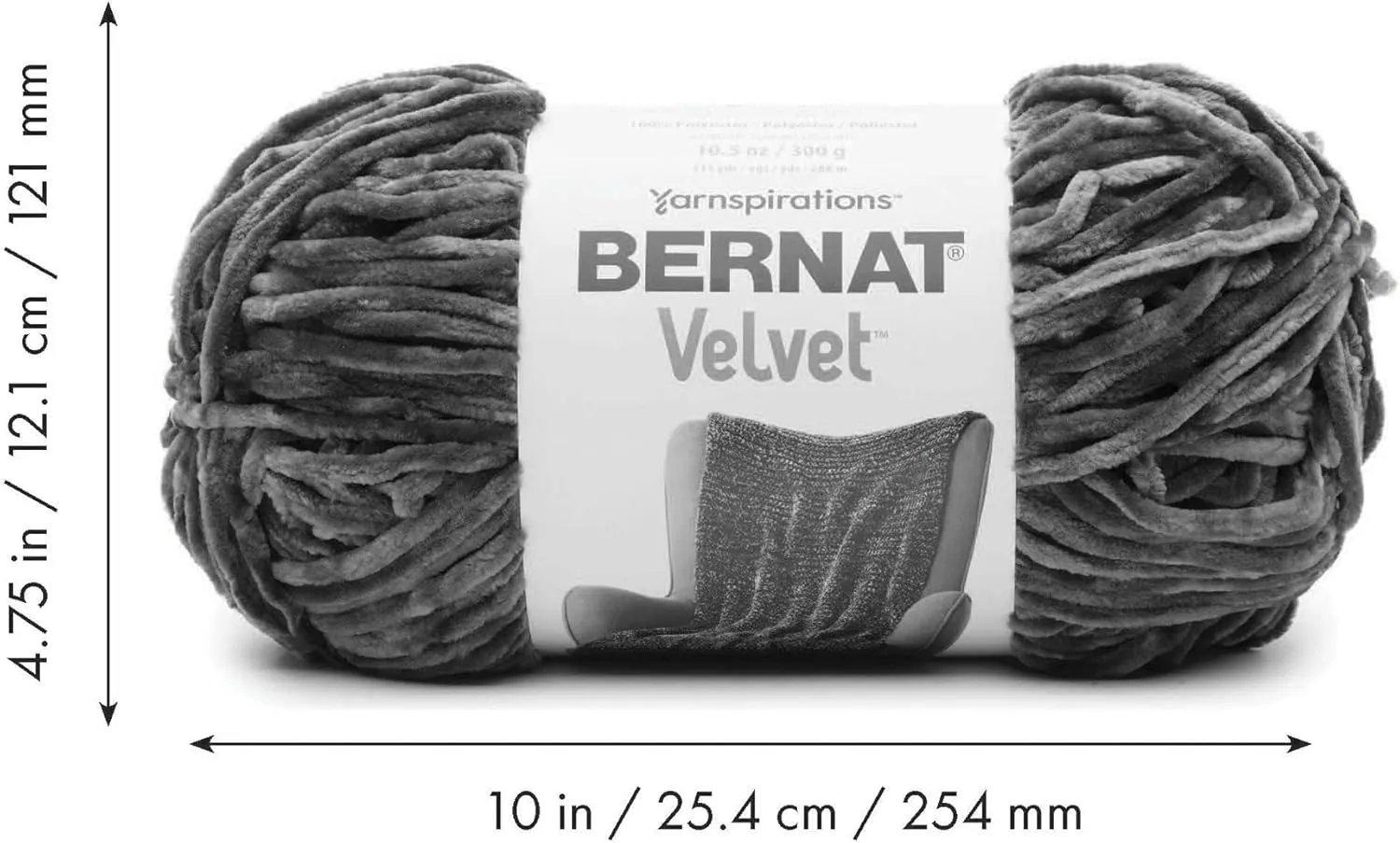 Bernat Baby Velvet BB Emerald Yarn - 2 Pack of 300g/10.5 oz - 100% Polyester - #4 Worsted (Medium) - 492 Yards - Knitting/Crochet
