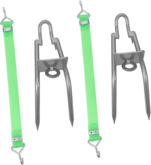 BESPORTBLE 2 Pairs Tree Climbing Shoes Tools Hook Tool Outdoor Tools Tree Climber Set Tree Climbing Tool Cat Paw