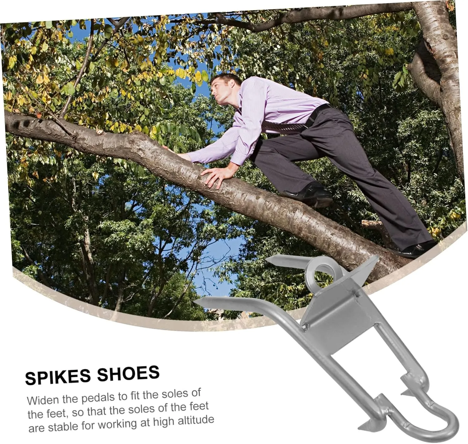 BESPORTBLE 2 Pairs Tree Climbing Shoes Tools Hook Tool Outdoor Tools Tree Climber Set Tree Climbing Tool Cat Paw