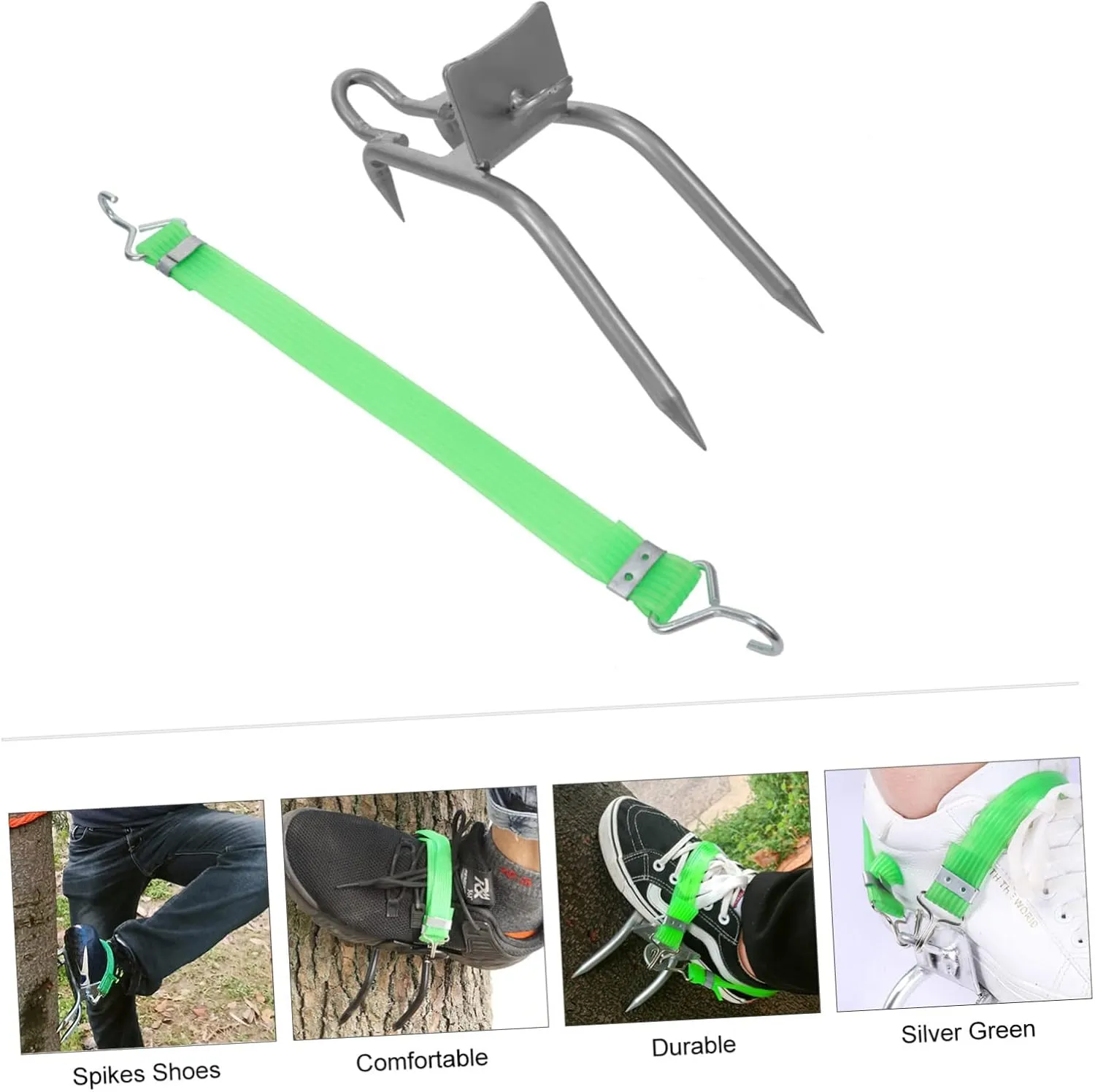 BESPORTBLE 2 Pairs Tree Climbing Shoes Tools Hook Tool Outdoor Tools Tree Climber Set Tree Climbing Tool Cat Paw