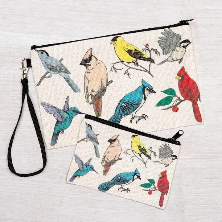 Bird Zipper Pouch-Small