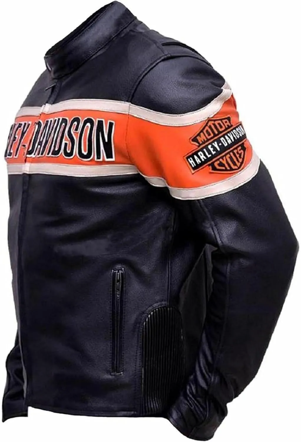 Black Biker Victoria Lane Jacket For Men’s – Motorcycle Style Leather Jacket
