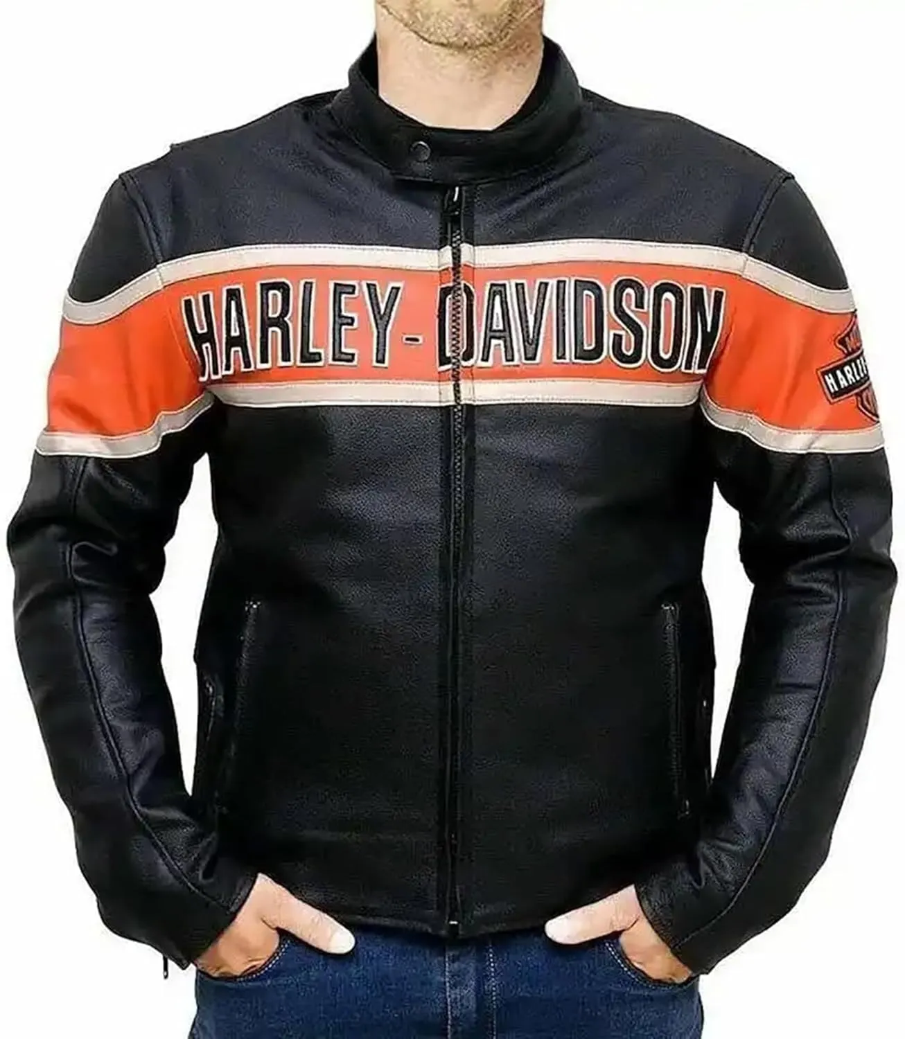 Black Biker Victoria Lane Jacket For Men’s – Motorcycle Style Leather Jacket