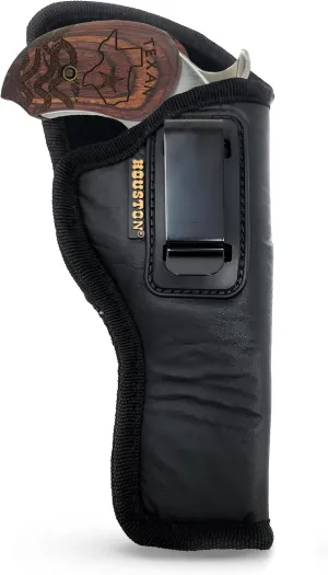 Black Eco Leather Bond Arms Holster Derringer for Texan .45 / .410, 6" Barrel - Quick Draw Derringer - Sweatproof