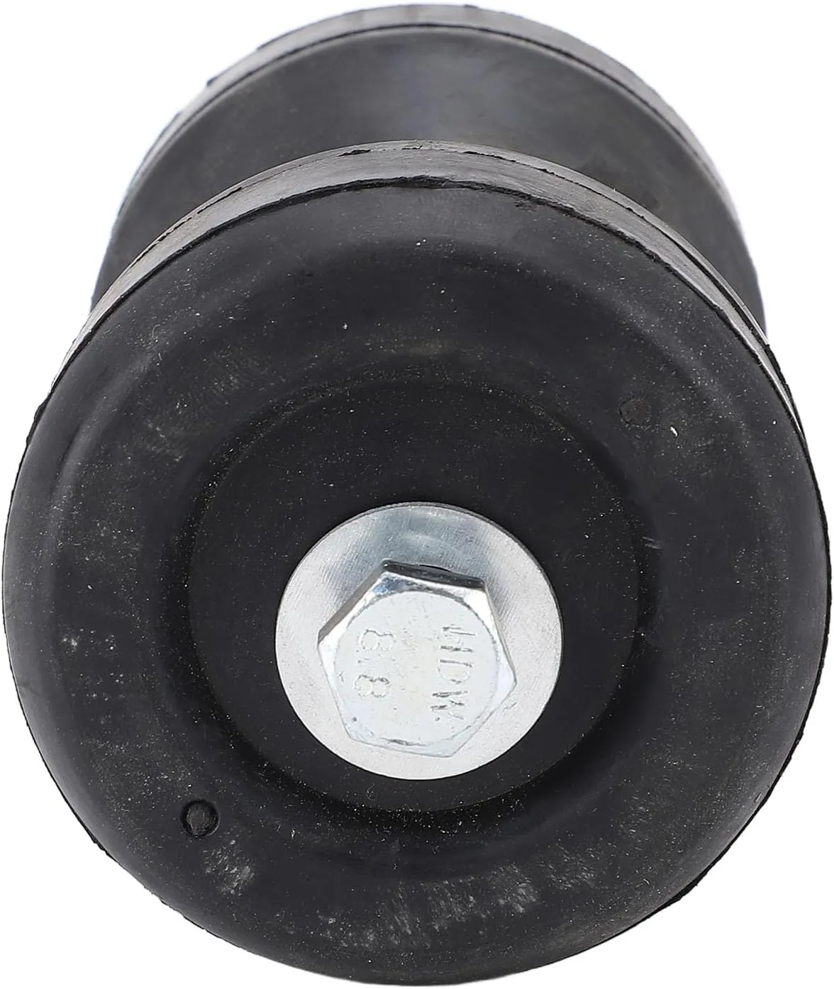 Boat Bow Trailer Roller Shockproof 95mm Black Rubber Bow Stop Bell Roller Enduring Marine Tool for Yacht