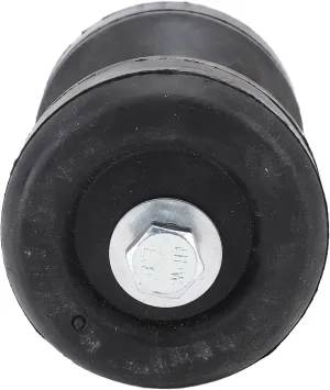 Boat Bow Trailer Roller Shockproof 95mm Black Rubber Bow Stop Bell Roller Enduring Marine Tool for Yacht