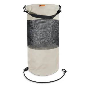 Boat Trash Bag - Portable Outdoor Mesh Trash Bag for Your Boat, Kayak, or Camper… (Beige)