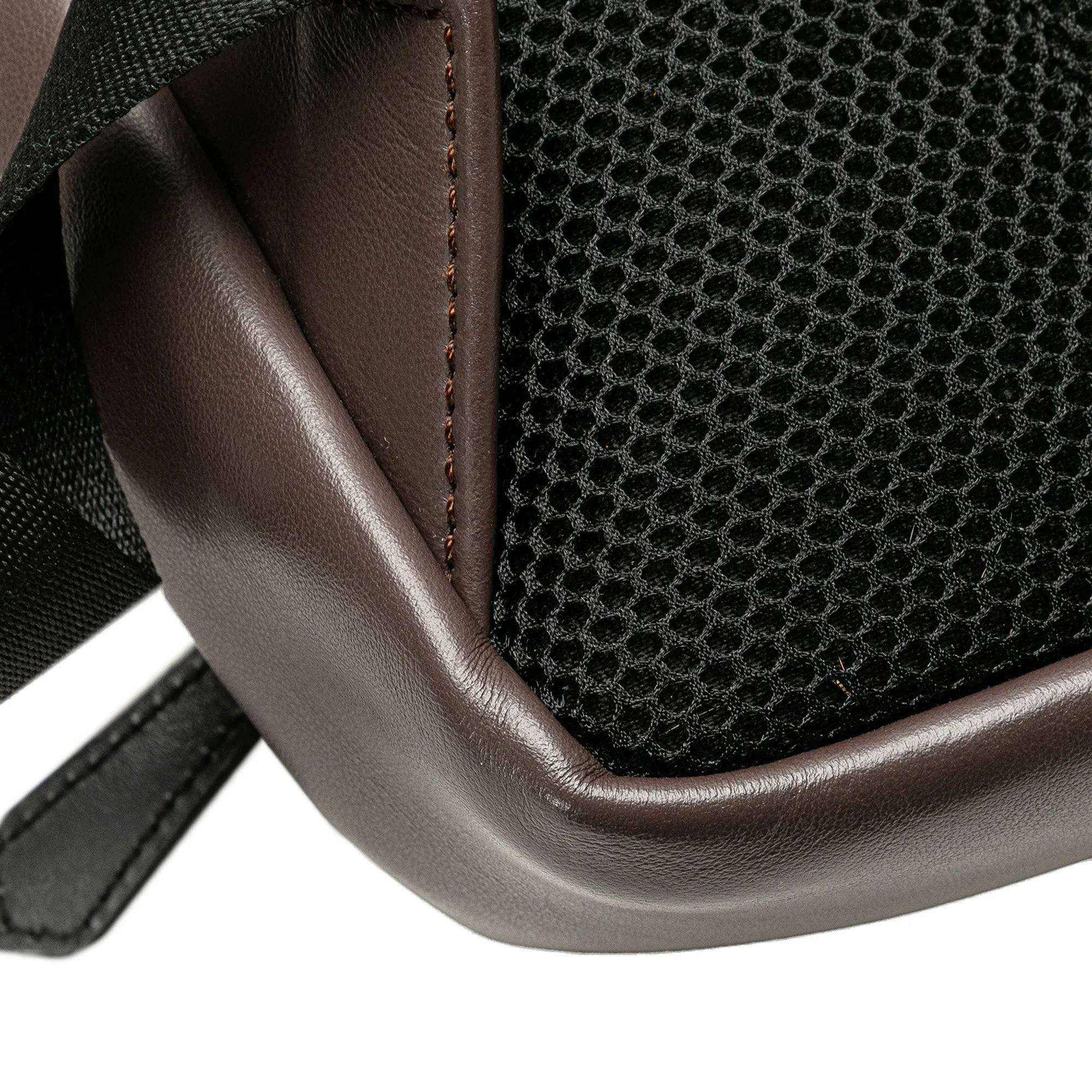Brown Fendi Zucca Canvas and Nylon Multi Pocket Backpack
