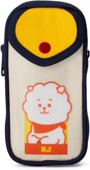 BT21 RJ Character Retro Pencil Case Makeup Pouch Toiletry Bag with Zipper