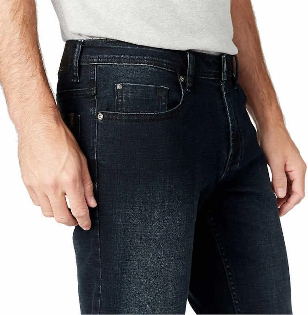 Buffalo David Bitton Men's Jackson 5 Pocket Straight Stretch Denim Jean