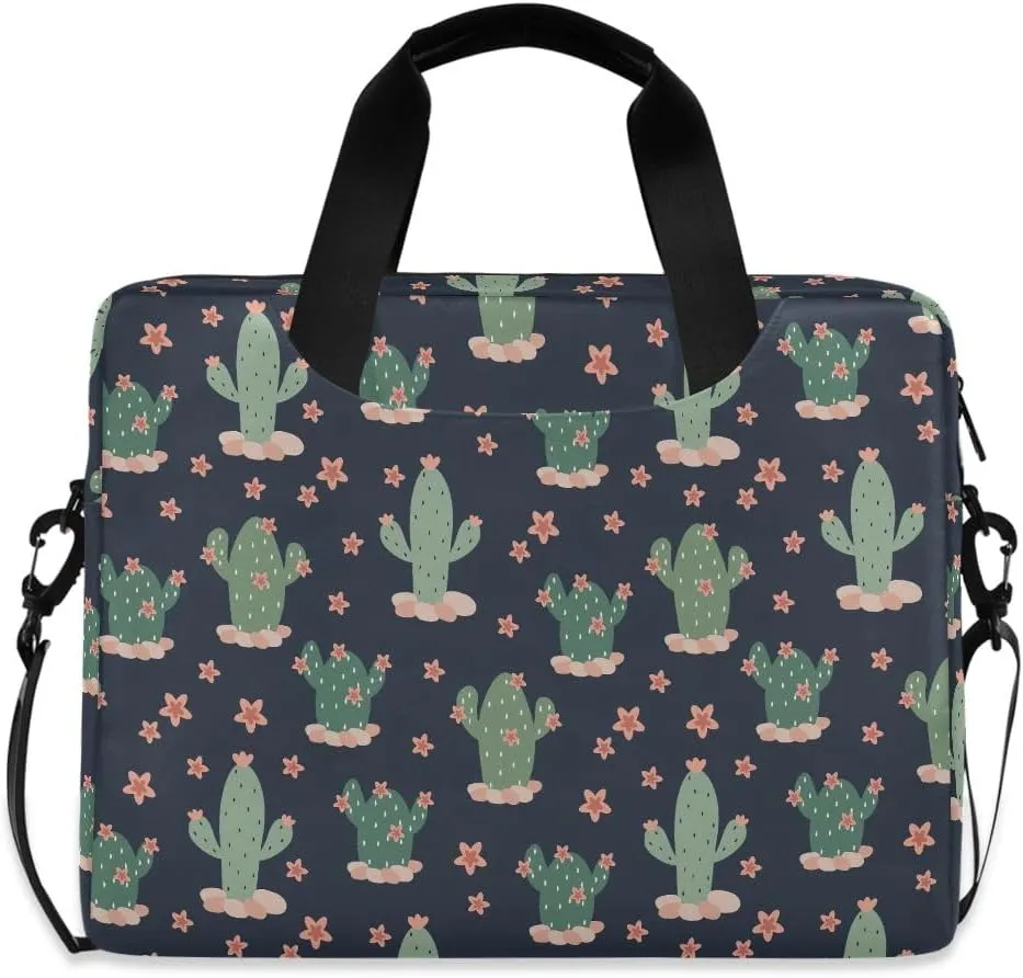 Cactus Navy BlueDesign Laptop Bag Business Professional Travel Slim Commuter Briefcase for 16 Inch Laptop