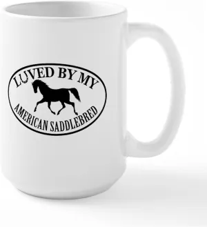 CafePress American Saddlebred Horse Mugs 15 oz (444 ml) Ceramic Coffee Mug