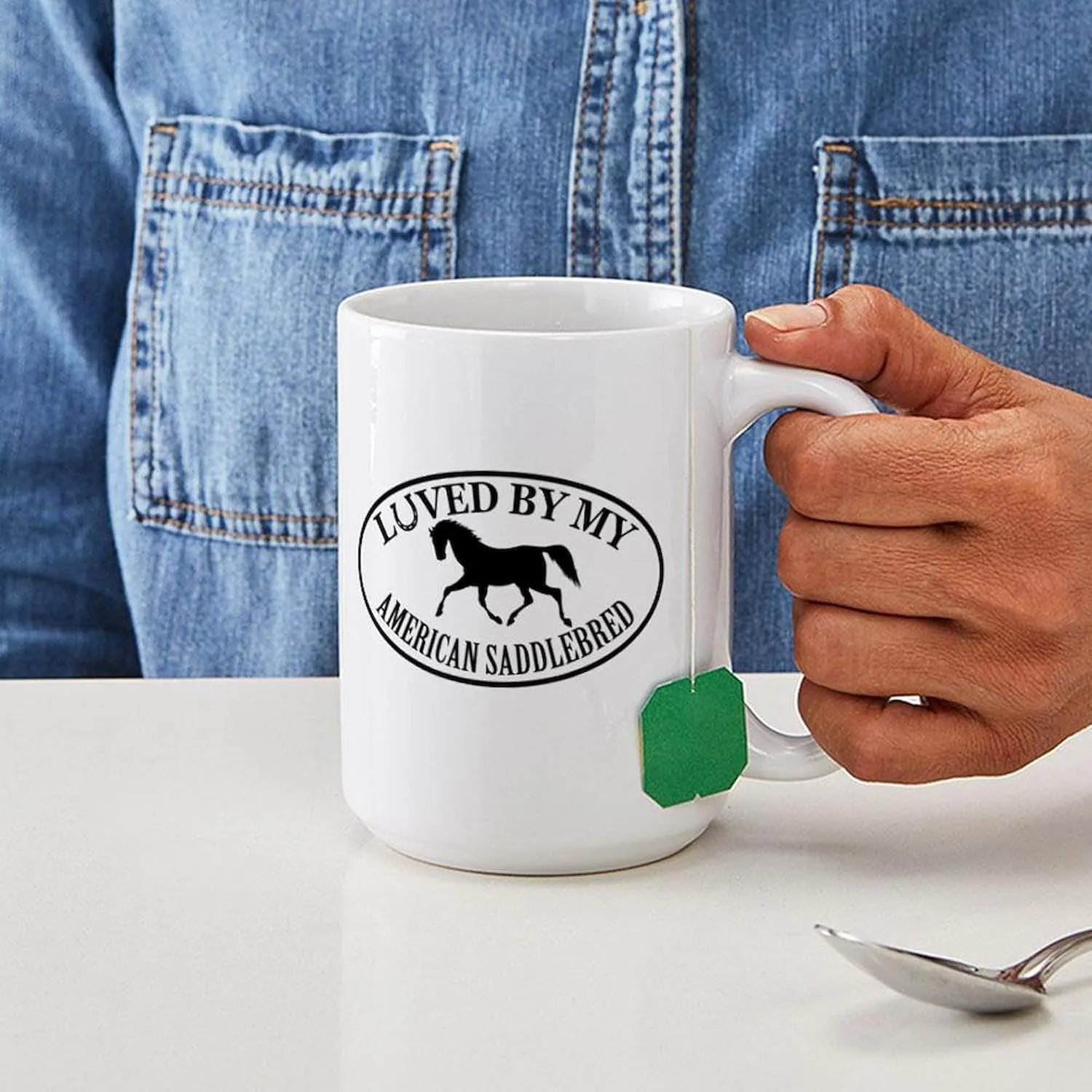 CafePress American Saddlebred Horse Mugs 15 oz (444 ml) Ceramic Coffee Mug