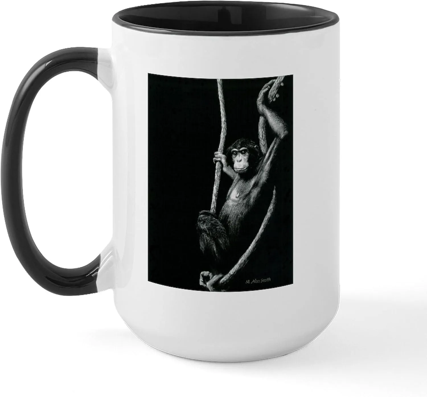 CafePress Bonobo Large Mug 15 oz (444 ml) Ceramic Coffee Mug