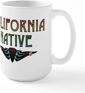 CafePress California Native Large Mug 15 oz (444 ml) Ceramic Coffee Mug